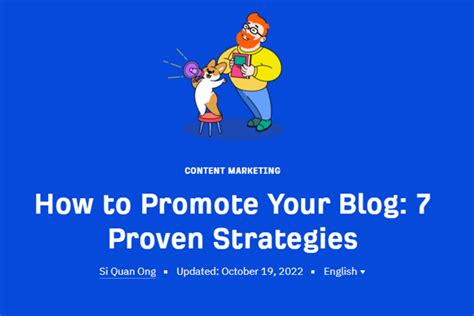How to Promote Your Blog: 7 Proven Strategies .